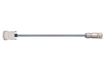 readycable® encoder cable suitable for Festo NEBM-M12G8-E-xxx-N-S1G15, base cable PVC 7.5 x d
