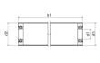 BBT-PVC30-6000-B180-30-GL technical drawing