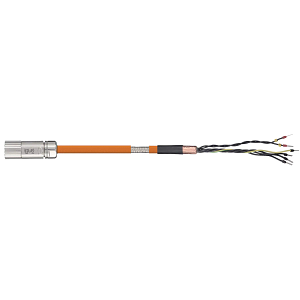 readycable® servo cable suitable for NUM AGOFRU019Mxxx, base cable, PVC 15 x d