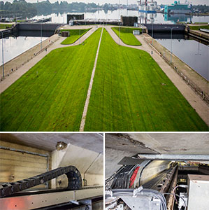 Sea lock, Wilhelmshaven, Germany