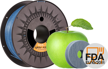 FDA-compliant and food compatible 3D printing