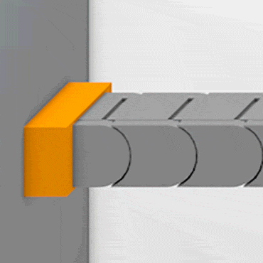 KMA protects cables against chips all around