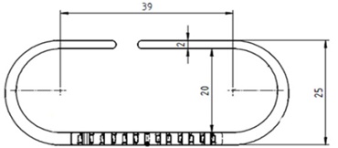 Office chain OCO.20 - Technical data