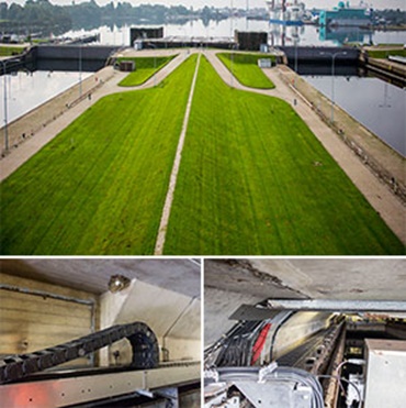 Sea lock, Wilhelmshaven, Germany