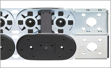 Steel mounting brackets