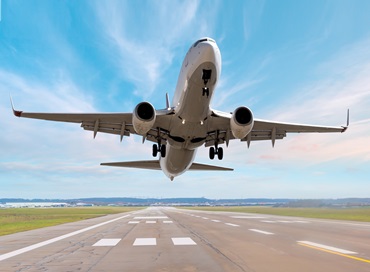 Aeroplane taking off