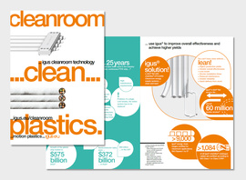 Brochure with all cleanroom products