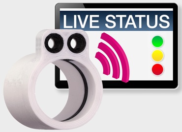 3D printing wear-resistant part with sensor