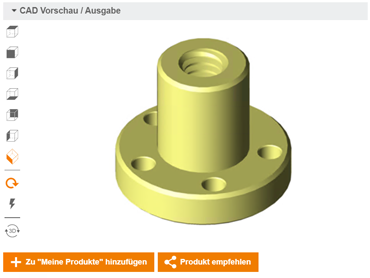CAD configurator for threads